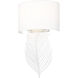 Cay 2 Light 9.5 inch Matte White Wall Sconce Wall Light